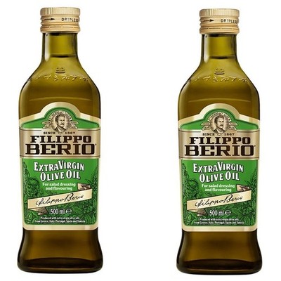 Filippo Berio Extra Natives Olivenöl 500 ml PACKUNG VON 2