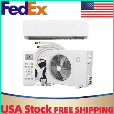  12000 BTU Mini Split Air Conditioner AC Unit Heat Pump System,19 SEER2 230V,Kit