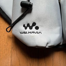 SONY WALKMAN Waist Pouch Bag Silver Gray Unused From Japan Rare