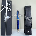 Bid Meisterstuck Le Petit Prince 163 w MONTBLANC Fountain Pen Navy Silver Fast — photo 5
