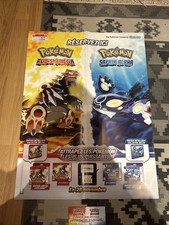 PLV Pokémon Rubis Oméga Et Pokémon Saphir Alpha Nintendo 3DS 80X60 + Pub Code