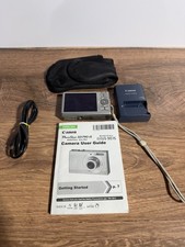 VTG Canon Digital  PowerShot Camera ELPH SD790 IS 10MP Silver Discontinued Works