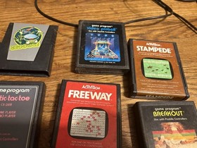 Vintage Atari CX-2600A Video Computer System Home Gaming System W/ 14 Games