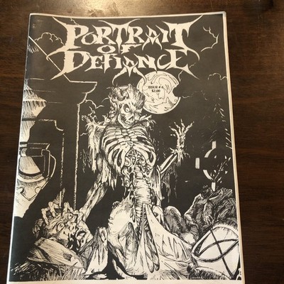 PORTRAIT OF DEFIANCE #6 Metal Zine 1998,brutal Truth,Judas Iscariot,prophecy