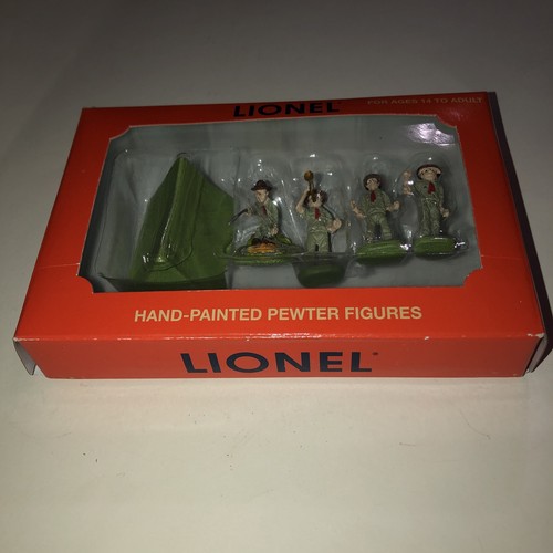Figuras pintadas a mano Lionel 6-37828 escala O vintage de Boy Scouts of America NUEVAS | Zustand: New
