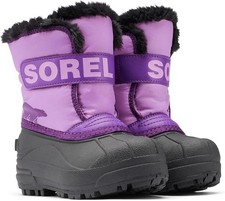 NIB Sorel Kid's Snow Commander Insulated Warm Boots Gumdrop Purple Size 7 T