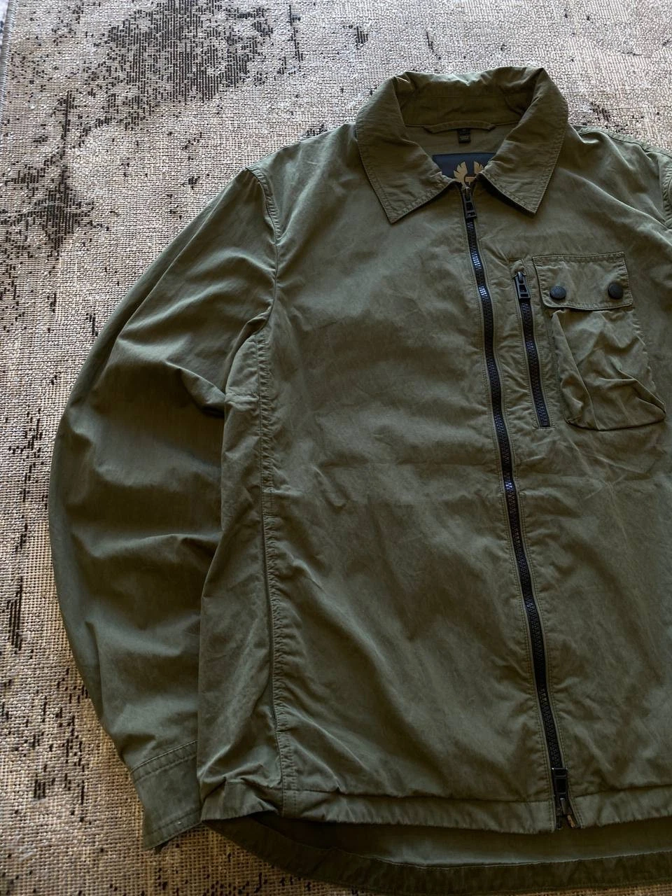 Belstaff Khaki Jacket Size Medium - product detail image 3
