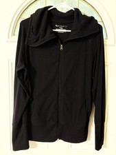 Tek Gear Women  s Sz Lg Black Yoga Zip Up Jacket