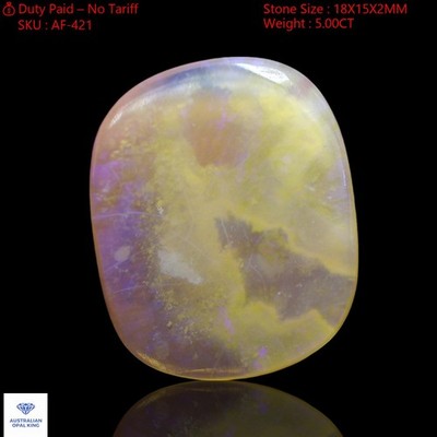 5.00 Cts Natural Fire Opal Oval Cabochon Designer Pendant Supply 18x15x2 mm