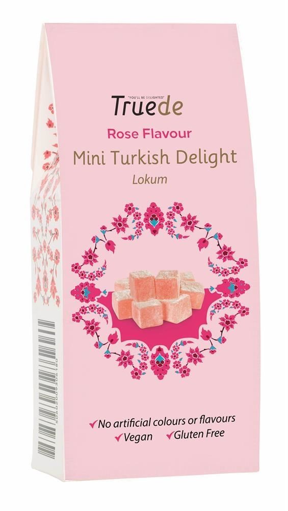 Truede Mini Rose Flavour Turkish Delight 150g - 5 Pack