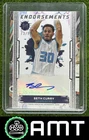 Seth Curry Auto 2023-24 Topps Motif 73/99 Endorsements Charlotte Hornets #ME-SC