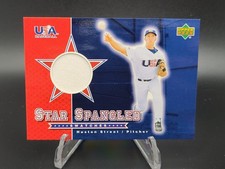 2002 Upper Deck USA Baseball Huston Street Game Used Jersey Card