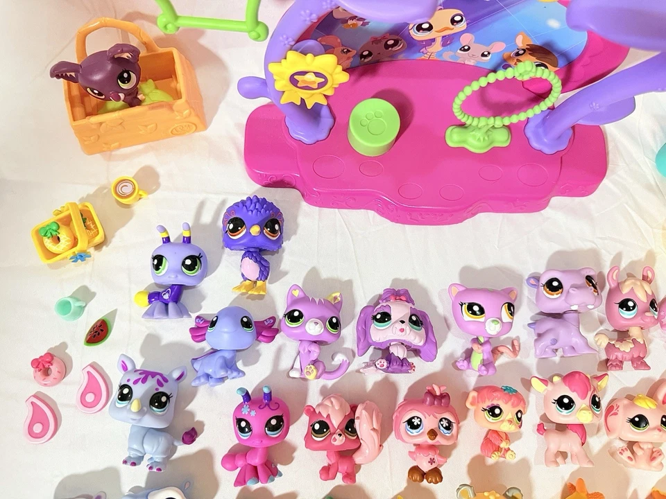 Littlest Pet Shop LPS Auténtico Gran Lote de 74 Mascotas G2 y G7 con Accesorios Foto 4 de 4
