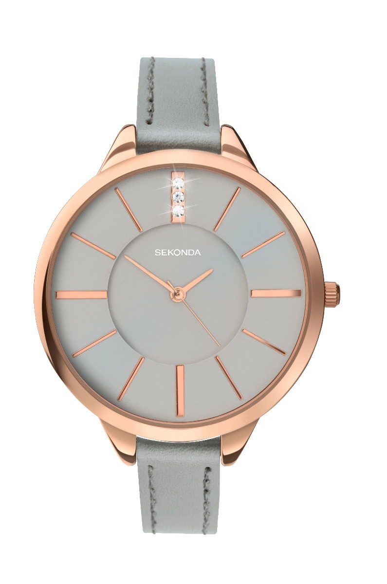Sekonda Ladies Watch Grey Dial and Grey Strap 2713