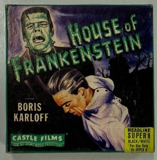 Castle Films "House Of Frankenstein" 1944 Karloff 8mm Digest Film 1043 200