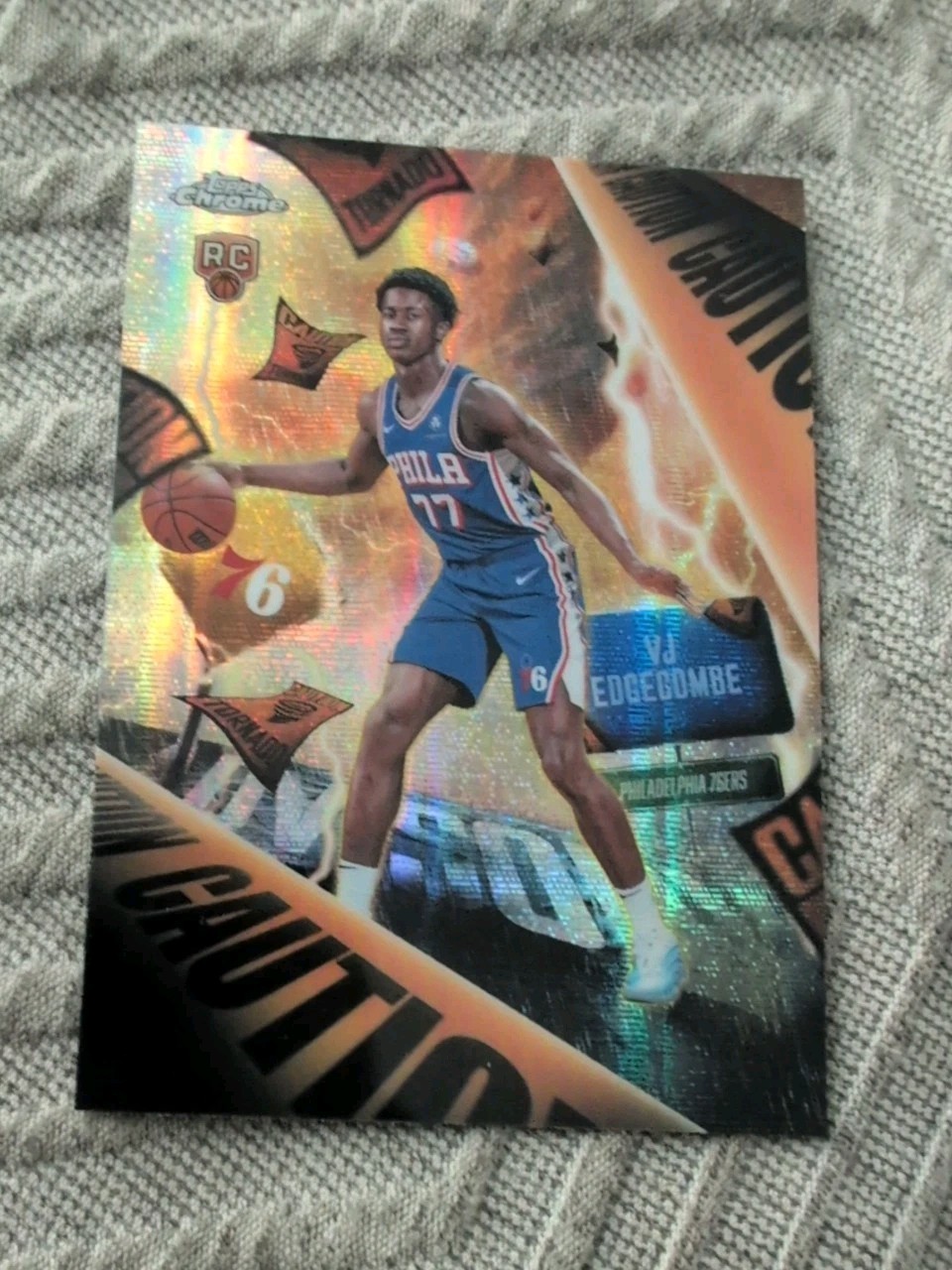 2025 Topps Chrome VJ Edgecombe Advisory SSP