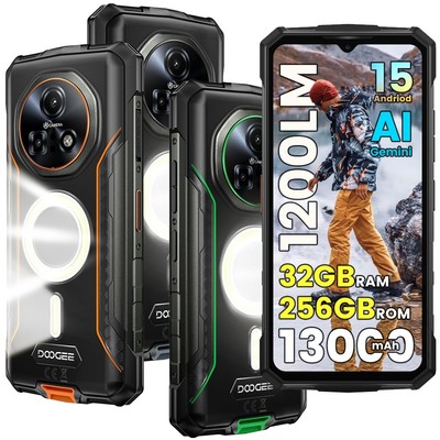 DOOGEE Fire7 Pro AI 5G Outdoor Smartphone Ohne Vertrag 32GB+256GB 13000mAh Handy