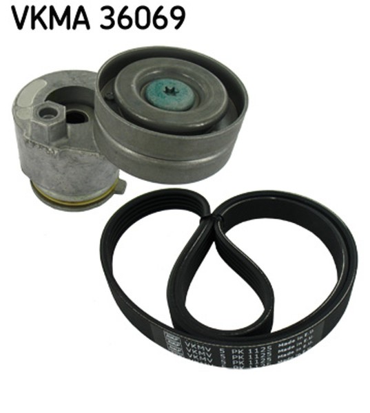 Keilrippenriemensatz SKF Vkma 36069 FüR Opel Vivaro Mitsubishi Nissan X83 Bus 2-image