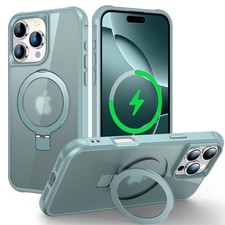 Magnetic Compatible with iPhone 16 Pro Max Case with Stand Military Grade Dro...