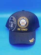 US Navy Retired Black Hat. Shipped IN A Box ..