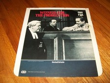 WITNESS FOR THE PROSECUTION CED VIDEODISC BRAND NEW SEALED VERY RARE