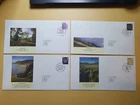 2002 ENGLAND SCOTLAND WALES NORTHERN IRELAND SET OF 4 REGIONAL FDCS #3346