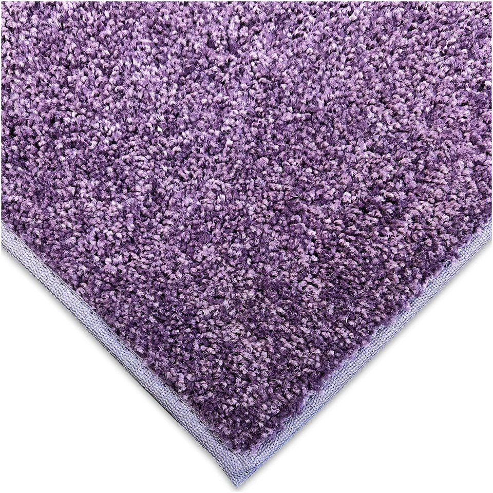 Koeckritz Modern Soft Violet Purple Area Rug - Living Room, Bedroom, Glam Décor - Image 2 of 4