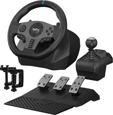 PXN   V9   Racing Wheel   mit Pedalen und Schalthebel   270/900   Game Wheel   g