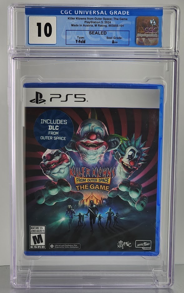 Killer Klowns From Outer Space Sony Playstation 5 PS5 - Classificato CGC 10 A++ SIGILLATO