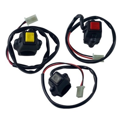 7/8'' Motorcycle Power Ignition Start Switch Button With Square Cannula Connector