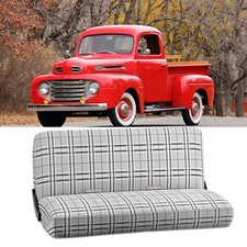 For Ford F Series 48-52 Truck Bench Seat Cover Saddle Blanket Plaid Protector