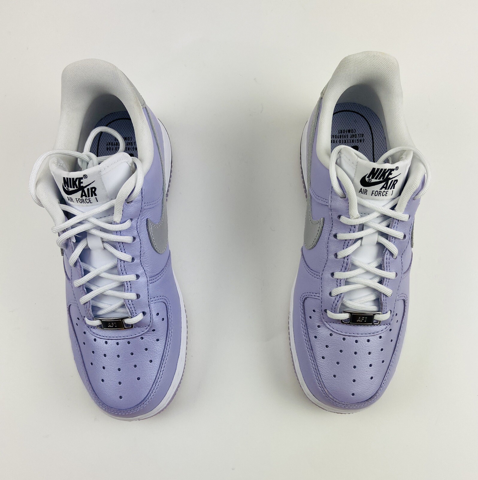 purple nike air forces