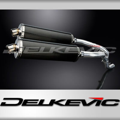 Kawasaki ZX-10R Ninja 06-07 Delkevic Slip On 18'' Oval Carbon Exhaust Muffler Kit