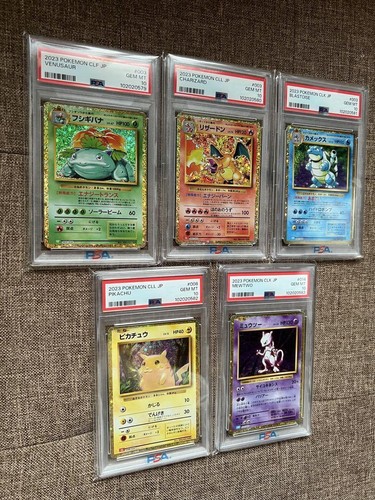 PSA 10 Pokemon Charizard Pikachu Blastoise Venusaur Mewtwo Sequential Set Japan - Picture 14 of 19