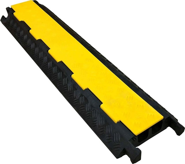 Electriduct Cable Protector 2 Channels 1.6" x 1.25" Traffic Hose and Wire Cover eBay