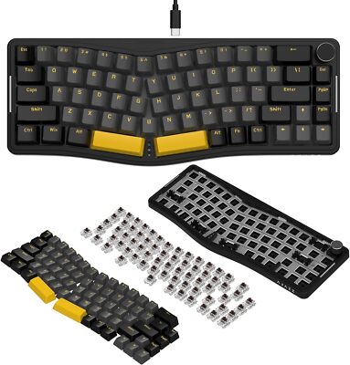 ATTACK SHARK AKS068 60% Alice Layout Wired Knob RGB Mechanische Gaming Tastatur