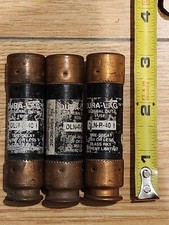 DLN-R-40 Dura-Lag 40AM,250VA TIME DELAY Fuse RK5 lot of 3