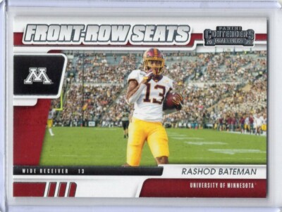 RASHOD BATEMAN 2021 Contenders Draft Picks FRONT ROW SEATS ROOKIE CARD #16