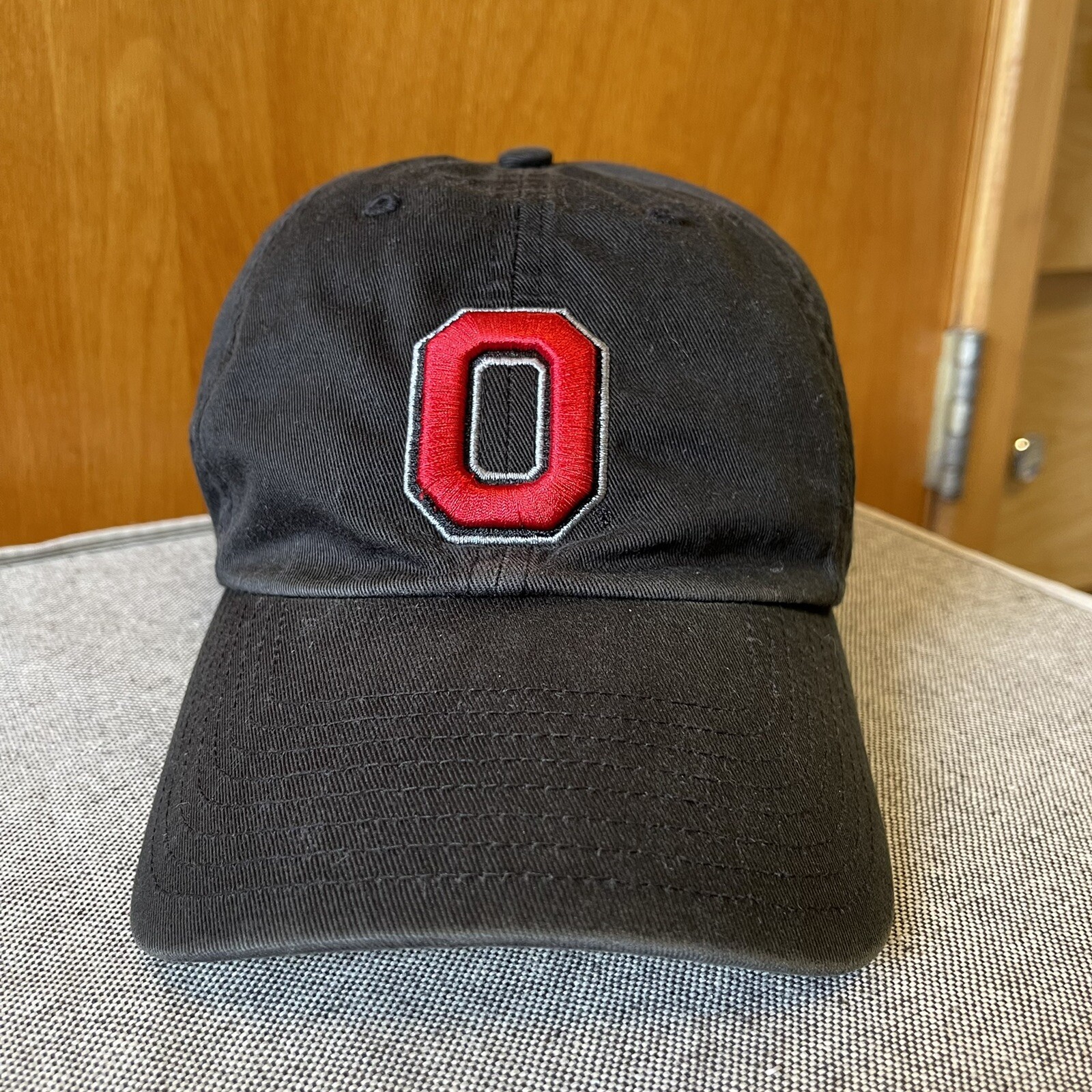 Ohio State Buckeyes Black Baseball Dad 