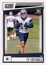 Ty Fryfogle 2022 Score Football - RC #396 - Dallas Cowboys