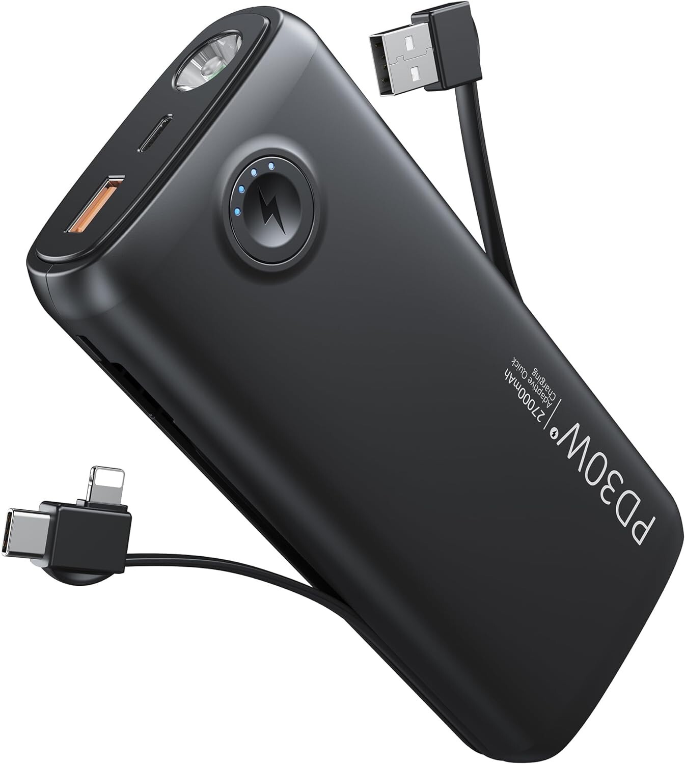 27000mAh Power Bank with QC4 22.5W PD3 Fast Charging USB C Portable Charger-image