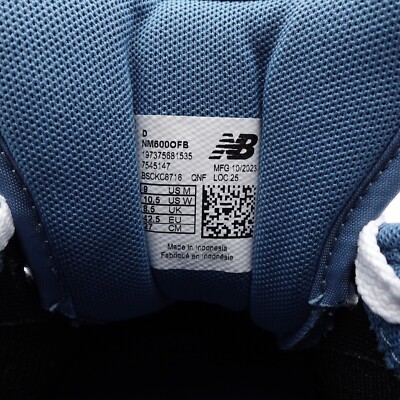 Size 9 Men's New Balance Numeric Tom Knox 600 Skate Shoe NM600OFB