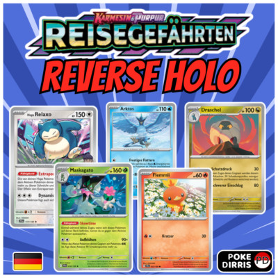 POKEMON REISEGEFÄHRTEN REVERSE HOLO KARTEN | DEUTSCH GÜNSTIG KAUFEN MASTERSET