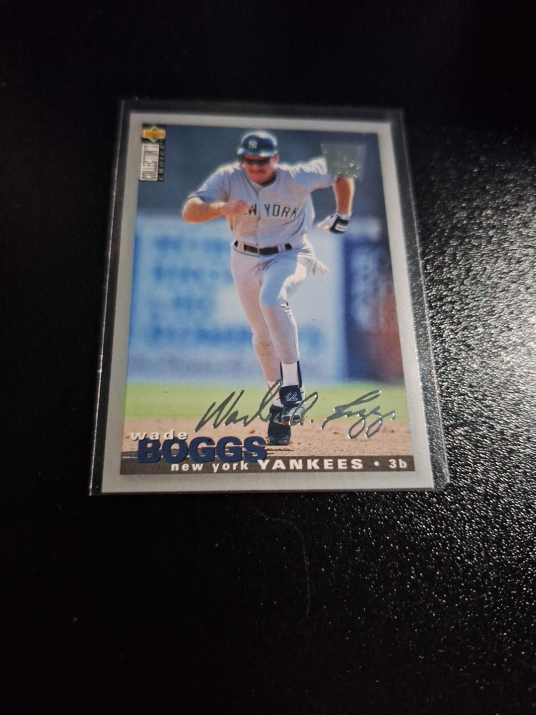 1995 UD COLLECTOR'S CHOICE SE SILVER SIGNATURE SP #245 WADE BOGGS HOF NRMT-MT!!