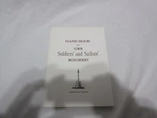 Hand Book for Iowa Soldiers' Sailors' Monument PB TL1 Cora Weed 1994 Reprint