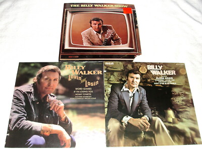 (3) SEALED LP's - Billy Walker: Billy Walker Show, Lovin and Losin, Alone Again