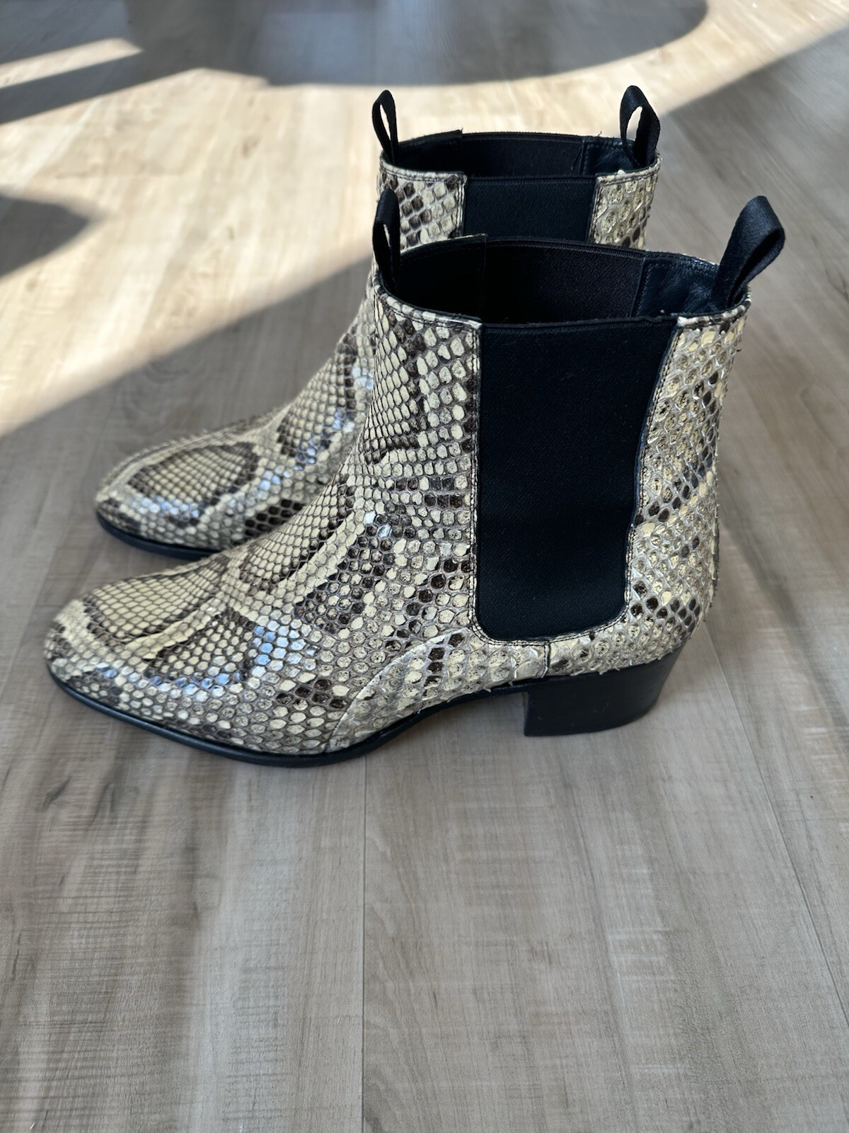 Tom Ford Natural Python Chelsea Boot Size UK 10 U… - image 4
