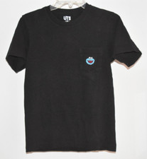 UNIQLO KAWS UT TEE T-SHIRT size XXS Sesame Street Cookie Monster Embroidered