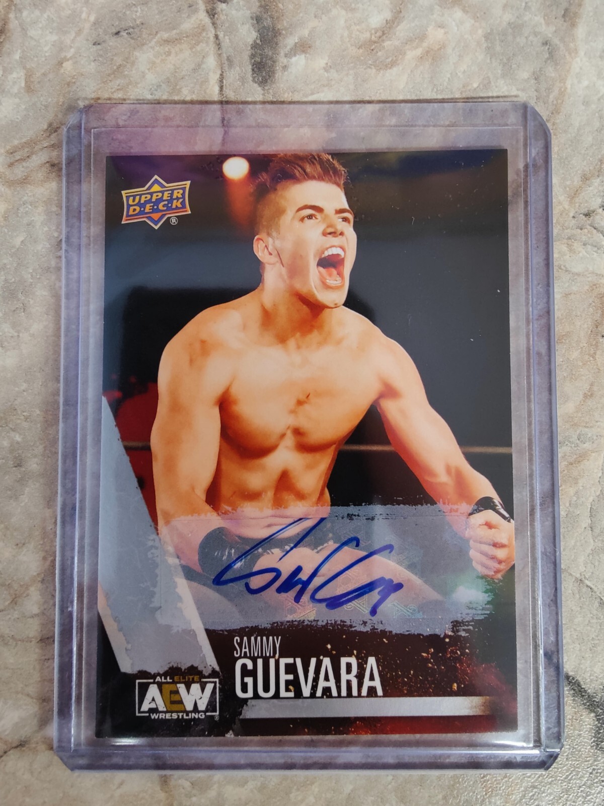2021 Upper Deck AEW Sammy Guevara Auto SP First Edition Autograph #15
