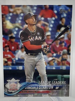 2018 Topps Giancarlo Stanton Baseball Card #45 Mint FREE SHIPPING